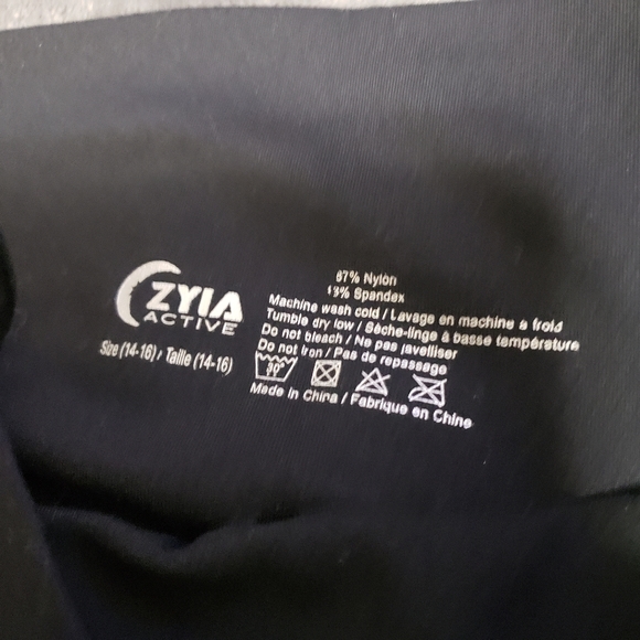 Zyia Active Crop Leggings Size 14-16 - Picture 6 of 13